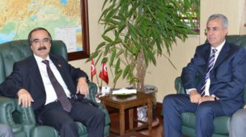 Sanayi Odasının Yeni Y&ouml;netimi, Vali Coş&rsquo;u Ziyaret Etti