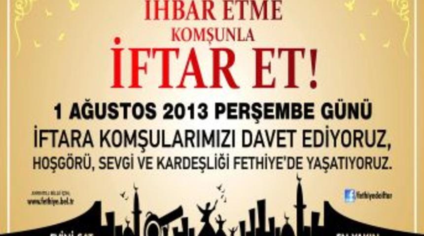 'İhbar Etme, İftar Et' Kampanyası Başlatıldı