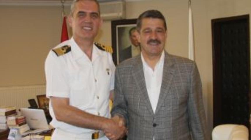 Garnizon Komutanı'ndan Cemal Akın'a Ziyaret