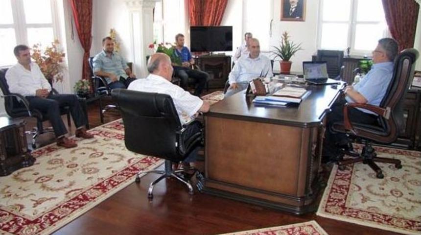 Ak&ccedil;akoca Tso'dan Kaymakam Pekmez'e Ziyaret