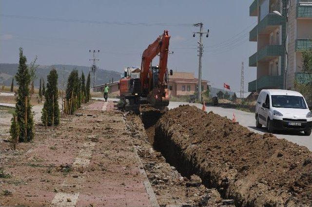 Bozüyük'te İçme Suyu Hattı Revizyon Çalışmaları