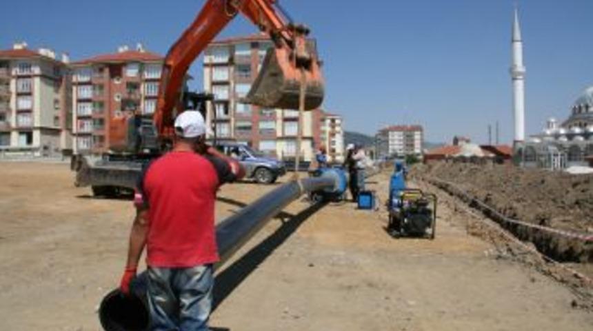 Mahallelerdeki i&ccedil;me suyu hattında revizyon tamamlandı