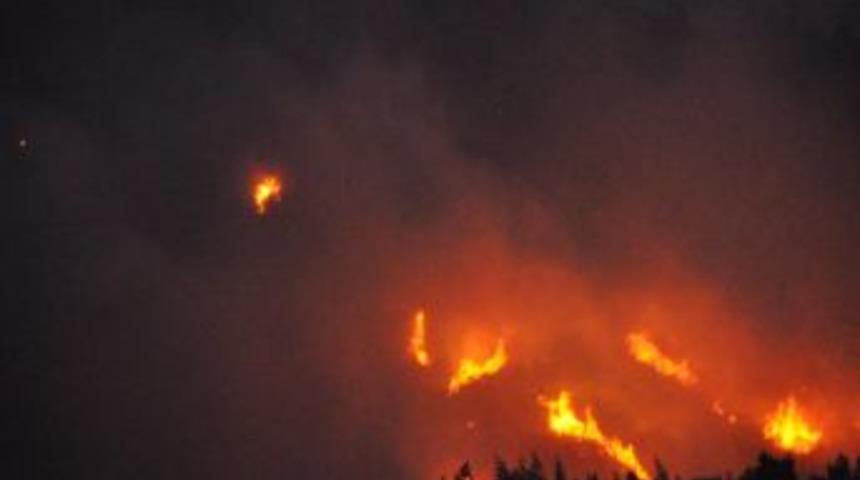 Hatay&rsquo;daki Orman Yangını 2 Ayrı Noktada S&uuml;r&uuml;yor