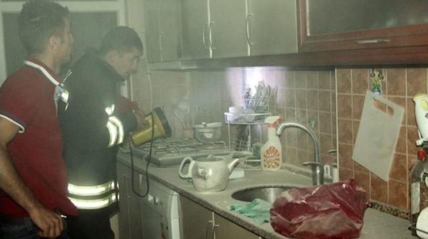 Alaplı&rsquo;da Bir Evde &Ccedil;ıkan Yangın Korkuttu