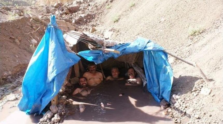 Kaplıcaya Yoğun İlgi