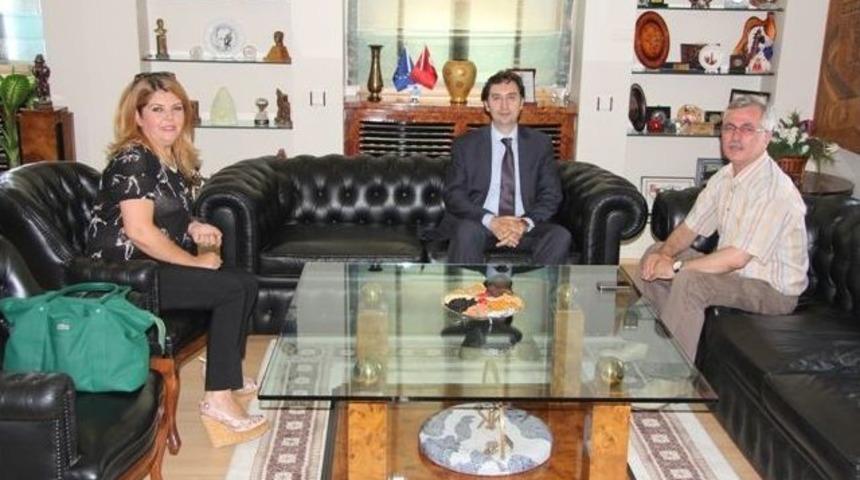 Başkonsolos Ulusoy&rsquo;dan Başkan &Ccedil;ağlayan&rsquo;a Veda Ziyareti