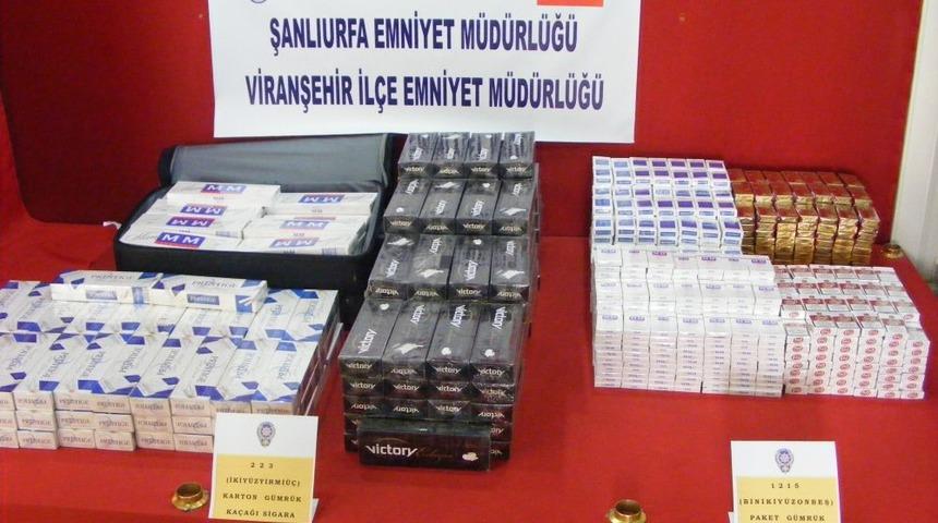 Ka&ccedil;ak Sigaraları S&uuml;ngerler I&ccedil;inde Taşımak Istediler