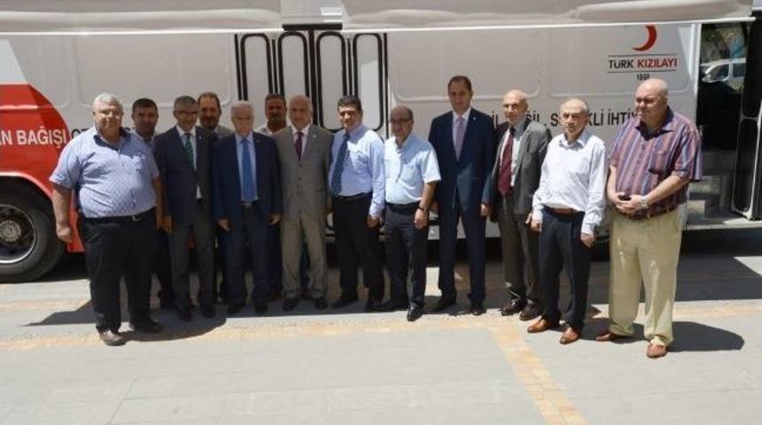 B&uuml;y&uuml;kşehirden Kızılay&rsquo;a Kan Toplama Aracı