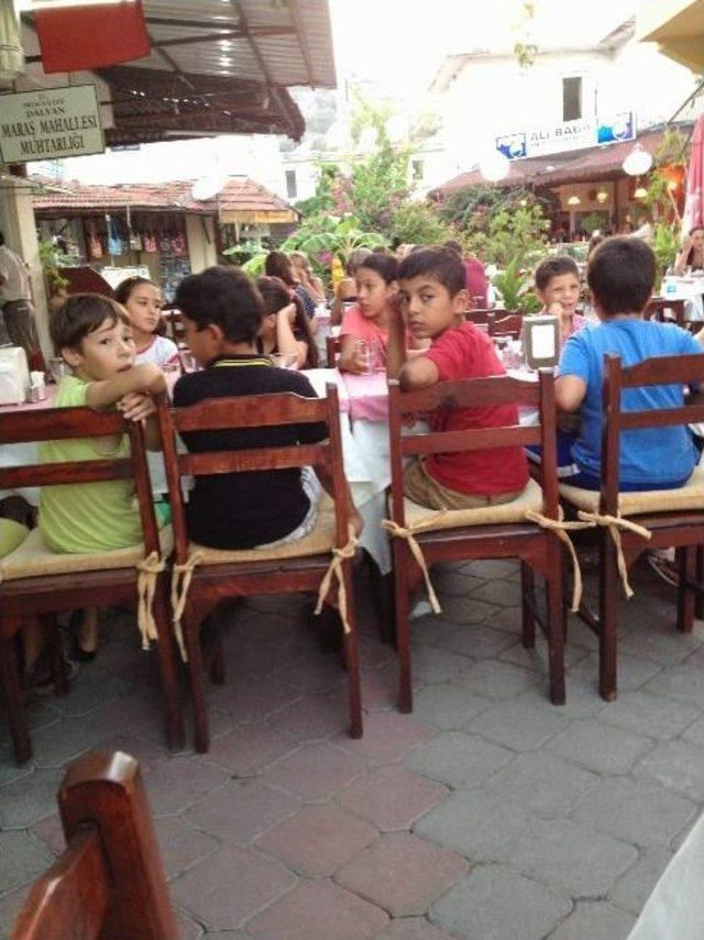 Dalyan&rsquo;da &Ccedil;ocuklar İftar Sofrasında Buluştu 1