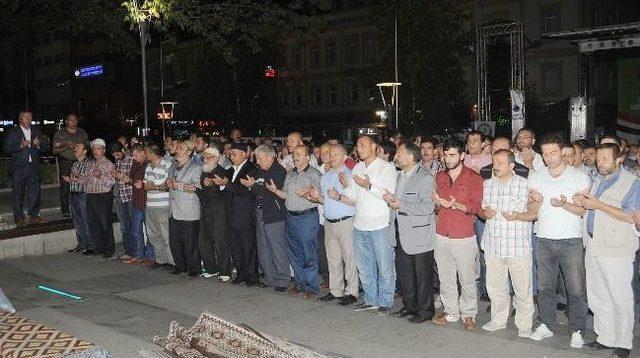 Trabzon’da İftar’dan, Sahur’a Kadar Mısır’a Destek Verildi