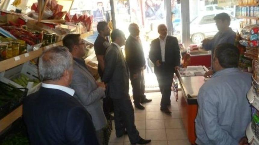 Milletvekili &Ouml;zbek, Esnaf Ziyaretinde Bulundu