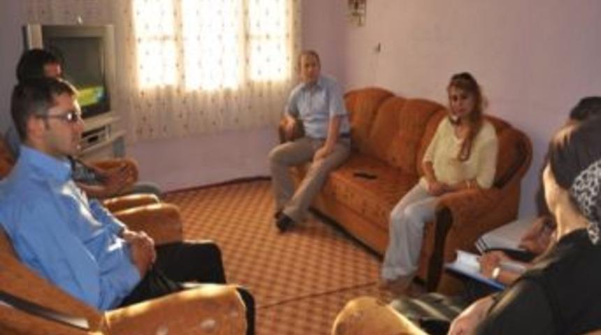 Kaymakam Pehlivan Ev Ziyaretleri Yapıyor