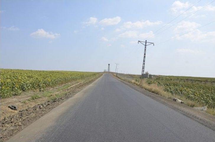 Canhıdır Köyü Yolu Sıcak Asfaltla Kaplandı G2