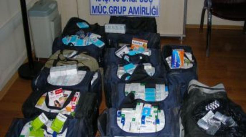 Edirne'de 5 Bin Paket Ka&ccedil;ak Ila&ccedil; Ele Ge&ccedil;irildi