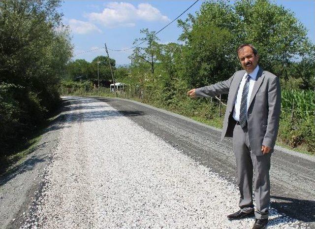 Tekkeköy’de Asfalt Çalışması