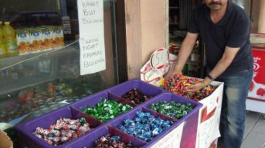 Yerk&ouml;y'de Bayram Şekerleri Tezgahtaki Yerini Aldı