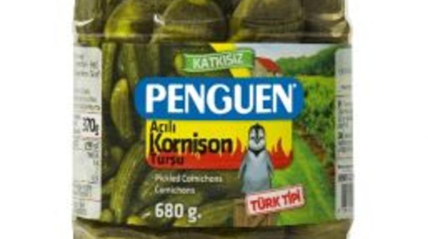 Penguen&rsquo;den Acılı Kornişon Turşusu