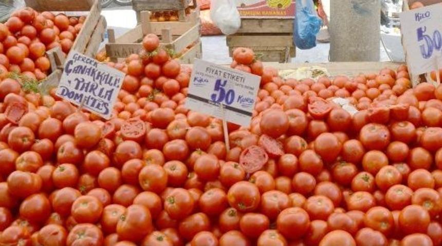 Domates 50 Kuruşa D&uuml;şt&uuml;