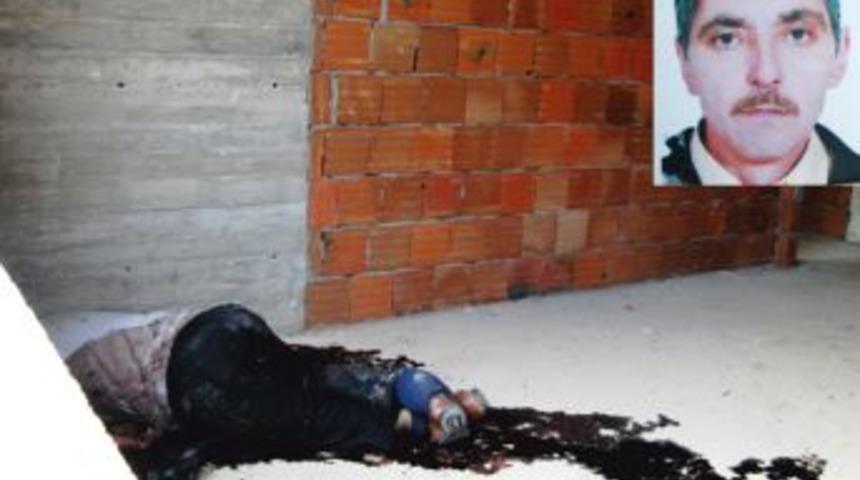 Gemlik'te bir inşaatta sır &ouml;l&uuml;m