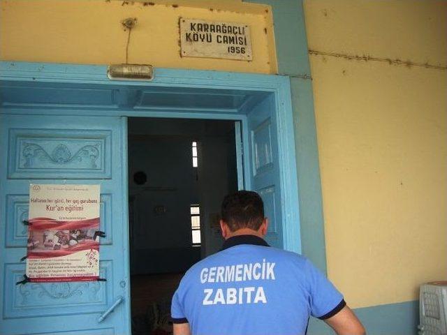 Germencik&rsquo;te Camiler Bayrama Hazır 2