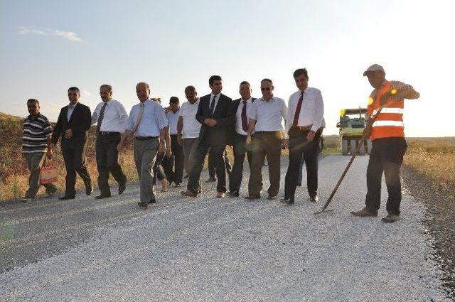 Vali Kolat Sulakyurt İlçesinde Yol Yapım Çalışmalarını İnceledi