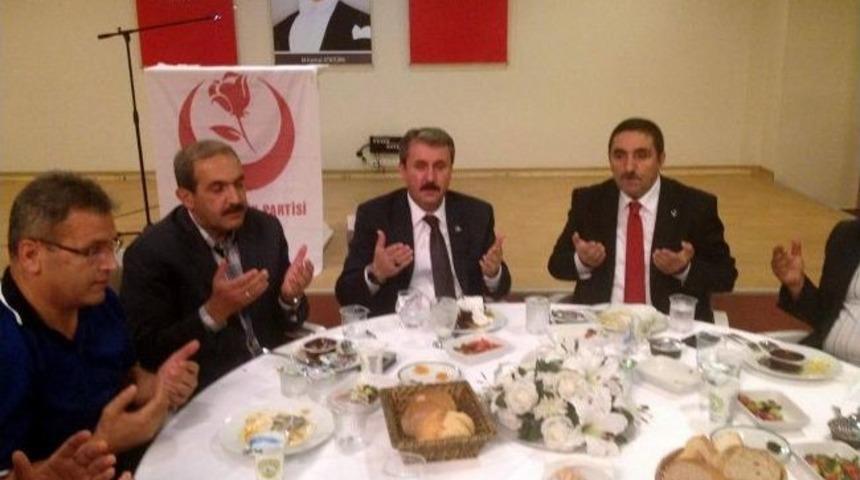 Başkan &Uuml;rg&uuml;p, Bbp İstanbul İl Başkanlığı İftarına Katıldı