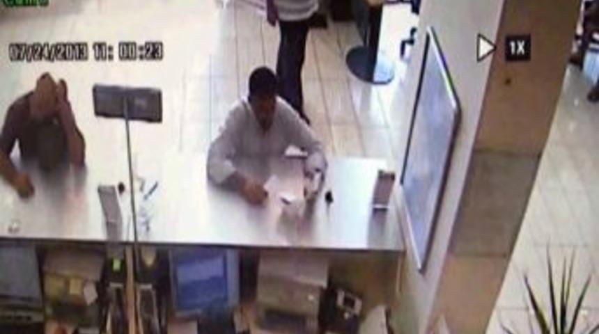 Banka Takipli Kapkaç Güvenlik Kamerasında