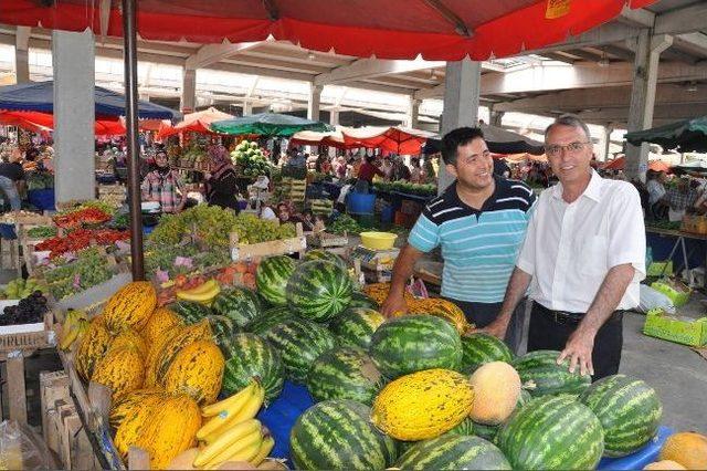 Çimenoğlu, Kapalı Pazarı Denetledi