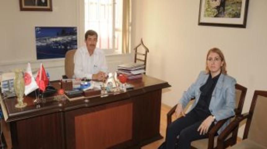 Kaymakam &Ouml;zmen Kale'de Veda Ziyaretleri Yapıyor