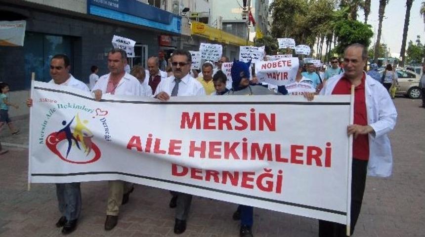 Aile Hekimlerinden 'n&ouml;bet' Eylemi