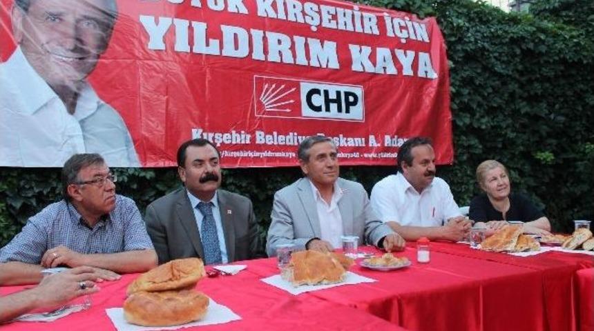 Chp, 'kırşehir Sofrası'nda Medya &Ccedil;alışanları İle Buluştu