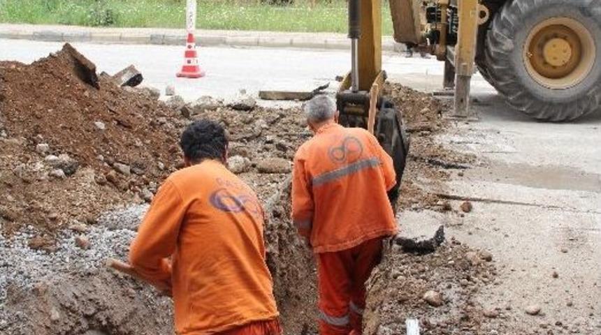 Beldibi&rsquo;nde Altyapı &Ccedil;alışmaları Devam Ediyor