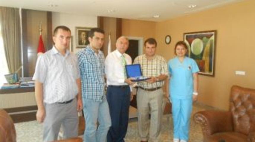 Sağlık-sen Şube Başkanı Tekin&rsquo;den Rekt&ouml;r G&ouml;nen&rsquo;e Ziyaret