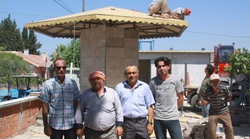 Kayışlar K&ouml;y Camisinde Tadilat Başlatıldı