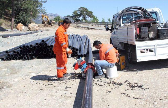 GATAB, Beldibi&rsquo;ndeki Alt Yapı &Ccedil;alışmalarını S&uuml;rd&uuml;r&uuml;yor 2