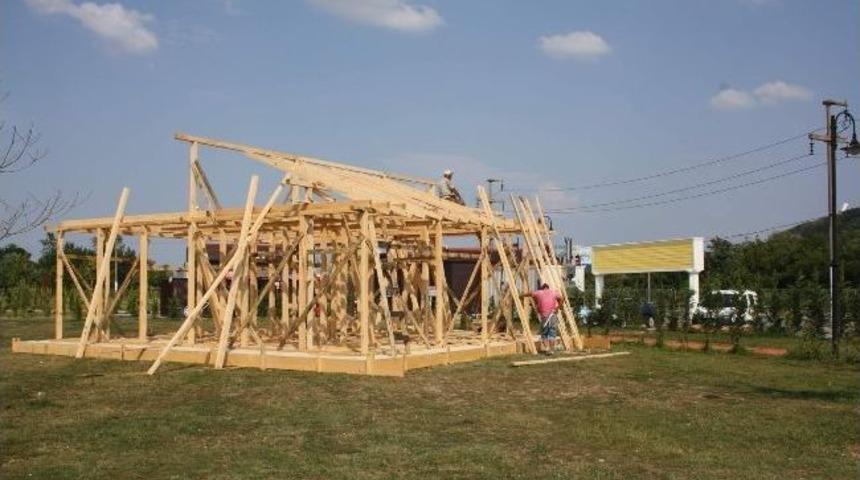 G&ouml;lbaşı Parka Yeni Mescit Yapılıyor