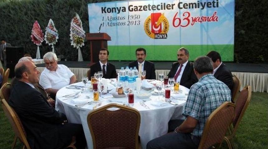 Konya Gazeteciler Cemiyeti 63. Yaşını Kutladı