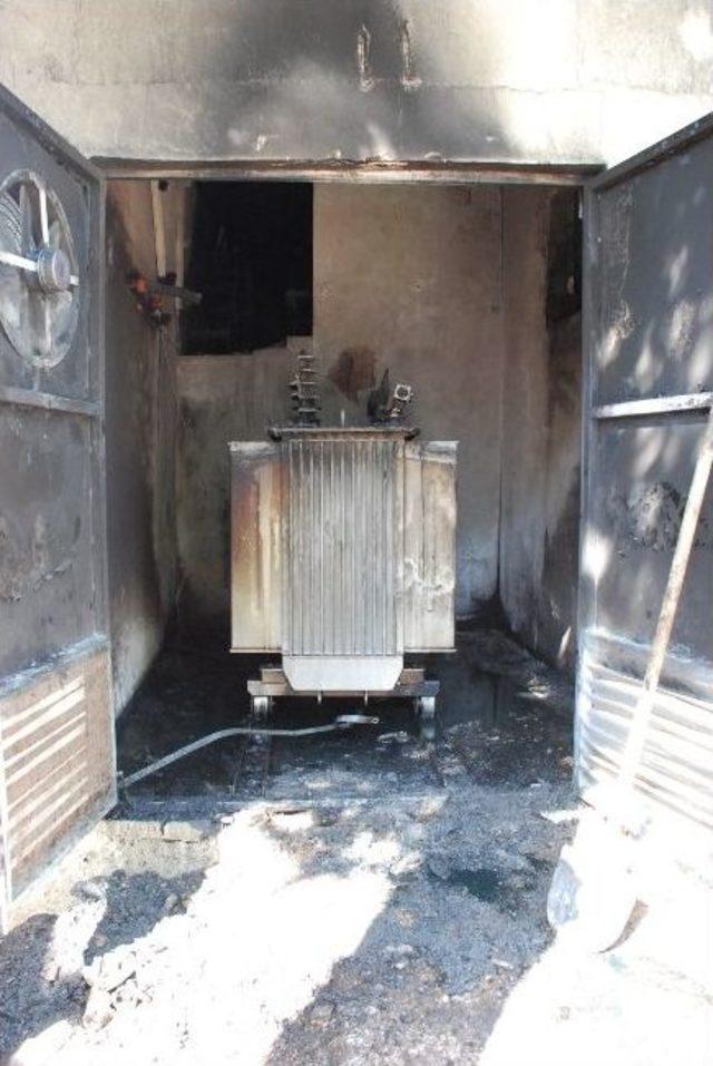 Didim’de Elektrik Trafosu Patladı 2
