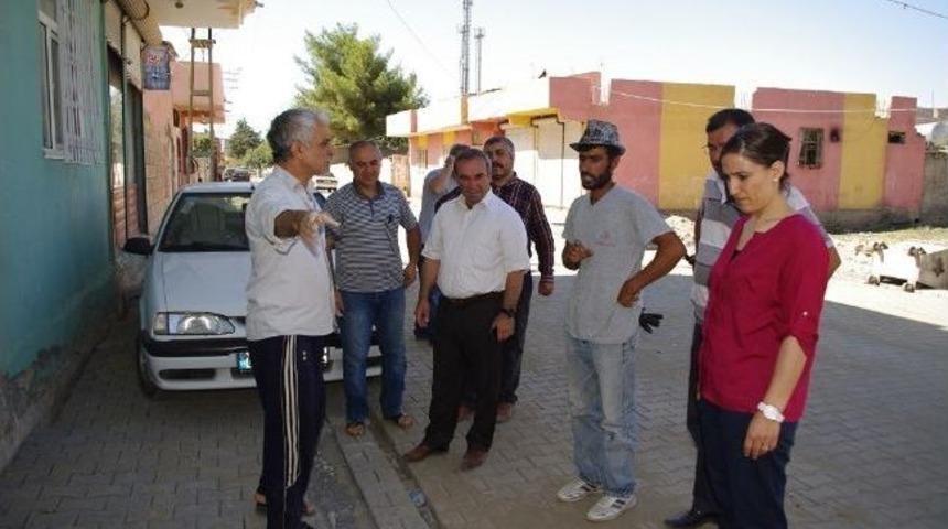 Viranşehirde Kilitli Parke &Ccedil;alışmaları Devam Ediyor