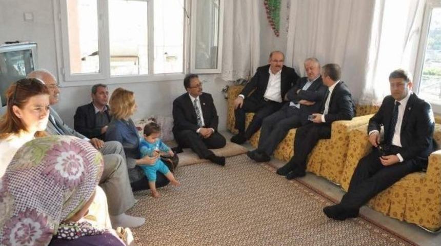 &Ccedil;elik, Tahmazoğlu İle Birlikte Aile Ziyareti Yaptı