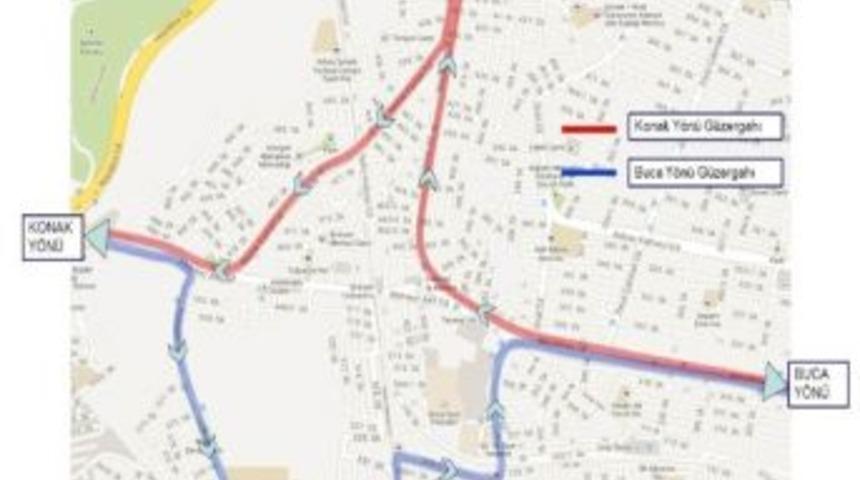 İzmir'de Otob&uuml;s G&uuml;zergahları Değişiyor