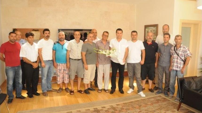 Cevat Şakir Mahallesi Sakinlerinden Başkan Kocadon&rsquo;a Ziyaret
