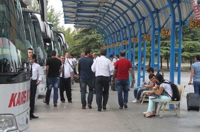 Bursa Terminali nde Bayram Yoğunluğu 2