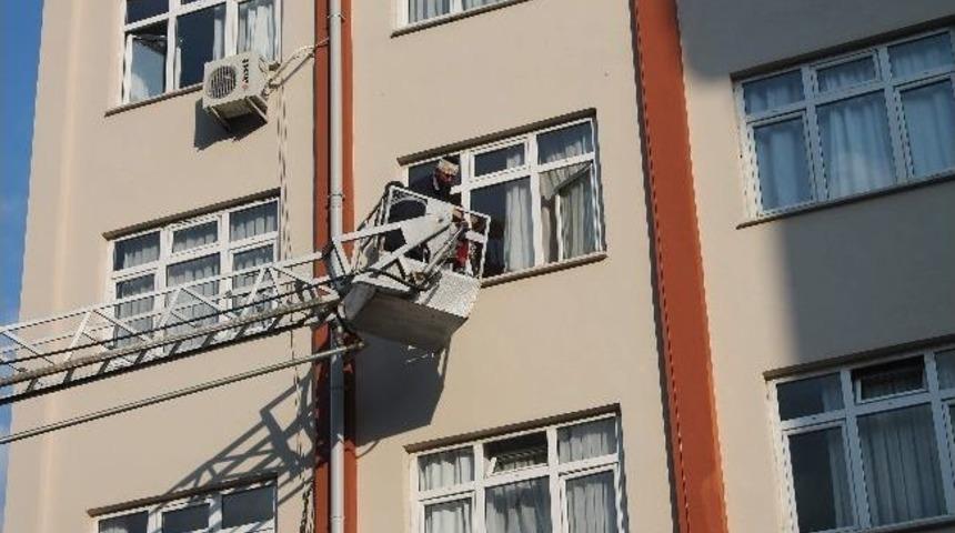Giresun'da Hastanede Yangın Tatbikatı