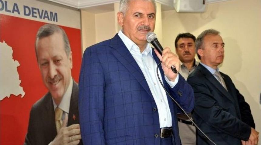 Bakan Yıldırım Ak Parti&rsquo;de Konuştu