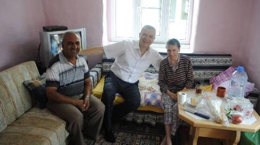 Belediye Başkanından Hasta Ziyareti