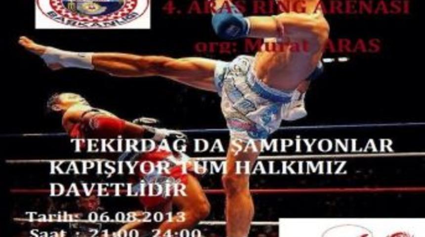 Tekirdağ Belediyesi'nden Kick Boks G&ouml;sterisi