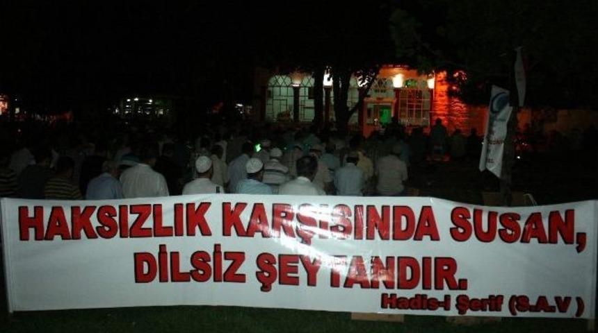 Manisa&rsquo;dan Mısır&rsquo;a Destek Eylemi