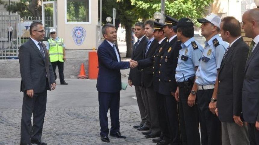 İl Emniyet M&uuml;d&uuml;r&uuml; Mustafa Şahin G&ouml;revine Başladı