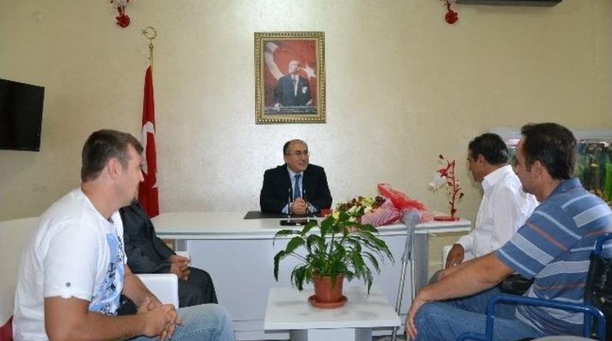 Saruhanlı Engelliler Derneği&rsquo;nden Vali Savaş&rsquo;a Ziyaret